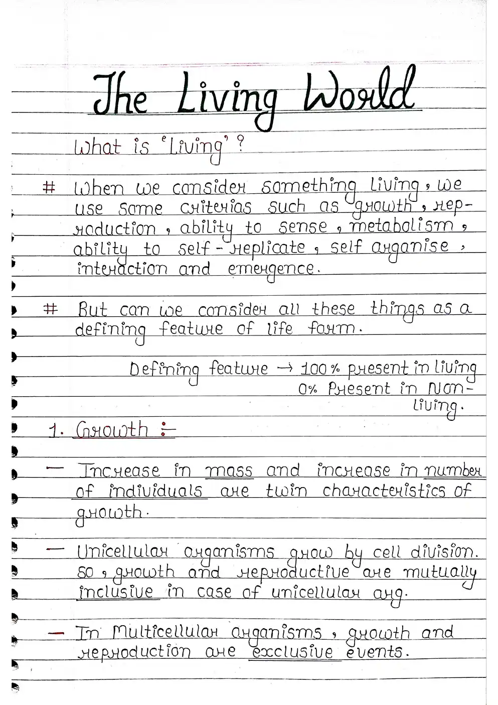 Class 11 Biology Notes PDF Download 2025-2026 (Topper's Handwritten Notes) - Image 2