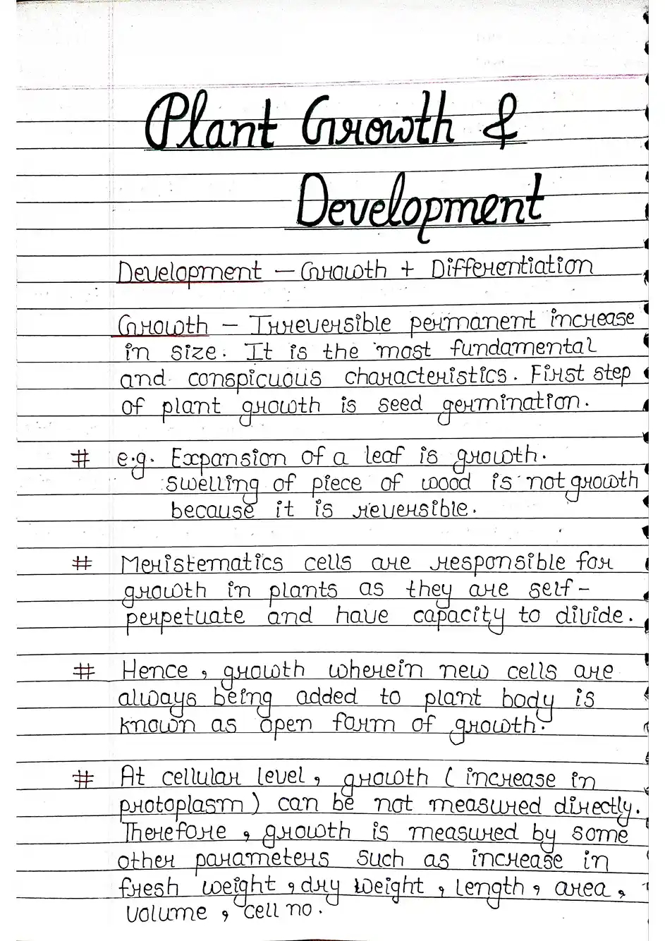 Class 11 Biology Notes PDF Download 2025-2026 (Topper's Handwritten Notes) - Image 4