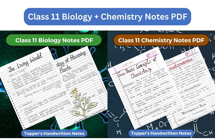 class 11 biology and chemistrty notes pdf
